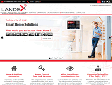 Tablet Screenshot of landextech.com